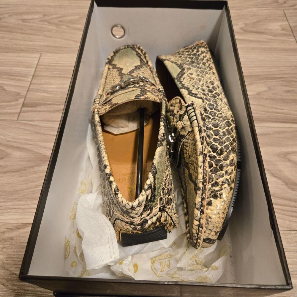 Montique Men's Brown and Tan Loafers